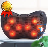 TD® Coussin de Massage Chauffant Shiatsu pour Cou Epaules Dos Cervicale, 4 Boules de Masseur pour Soulagement Musculaires