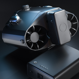 TD® Remplacement intelligent de la batterie régulation de la vitesse en continu camping en plein air ventilateur suspendu à la taill