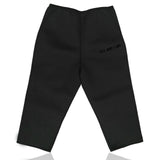 TD® Leggings de sport en sueur noir néoprène et jaune revers multicouche Sauna confort Fitness sport Yoga musculation pantalon