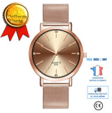 TD® Quartz Montres-bracelets Casual et Business Series Mesh montre de la ceinture cadeaux hommes 3544469