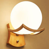 TD® Applique Murale Interieur LED, Support En Métal En Acier Inoxydable, Moderne Lampe de Mur Sphérique Pour Salon, Chambre, Couloir