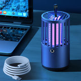 TD® Choc électrique inhalation moustique tueur lampe ménage extérieur moustique tueur silencieux USB charge anti-moustique artefact