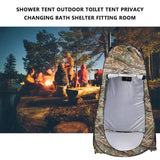 TD® Tente de douche extérieure camping tente de douche camouflage tente changeante camping 120 * 120 * 195CM