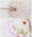 TD® Mini parapluie décoratif peint à la main papier à l'huile poteau droit style ancien cadeau artisanat parapluie parapluie de dans