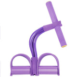 TD® Extracteur de pédale 4 tubes yoga 6 tubes réducteur de graisse quatre tubes aide à l'assise fitness corde de traction