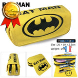 TD® Batman Trousse, Sac à Stylos Trousse à Crayons Scolaire Solide Durable Zipper pour Etudiants Jaune-1