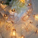 TD® Guirlande Lumineuse LED Guirlande Lumineuse Géométrique -1.5M 10 LED fonctionnement à pile pour Noël Halloween Mariage Soirée Ja