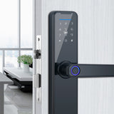 TD® Serrure de porte de maison maison antivol empreinte digitale serrure de mot passe porte de bureau serrure électronique intellige