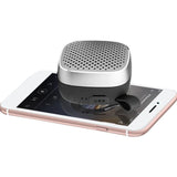 INN® Enceinte Bluetooth Nomade  ultra-portable de voiture - Haut-Parleur Nomade  - Enceinte Mobile -Haut-Parleur Bluetooth argent