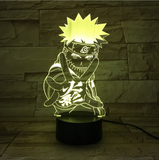 TD® Naruto en forme de veilleuse 3D pour garçon LED 7 couleurs tactile lampe de table COS15700