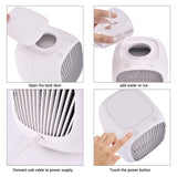 TD® Mini refroidisseur d'air USB bureau petit climatiseur de réfrigération Portable humidification eau froide ventilateur électrique