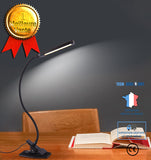 TD® Lampe de bureau LED-tactile-dimmable-flexible-noir