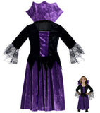 TD® Costume de Sorcière pour petite fille - Déguisement Sorcière Halloween/ Taille - 7-9 Ans