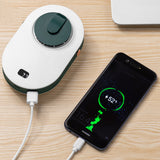 TD® Taille suspendue ventilateur de cou suspendu téléphone portable chargeant portable clip portable muet bureau mini ventilateur