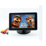 TD® 4.3" LCD Ecran Moniteur + de pour Voiture caméra，Ajouter un câble vidéo de 10 m