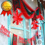 TD® Décoration de noël fournitures vague ruban en trois dimensions tirer fleur café boutique vacances mise en page créative pendenti