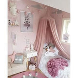 TD® Moustiquaire design Enfant Rose style Moderne Décoration Chambre intérieur ciel de lit unique embellir apparence chambre