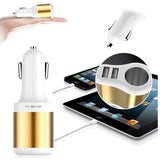 TD® Chargeur de voiture double USB allume-cigare un pour deux tête de chargement de téléphone portable multifonction rapide brancher