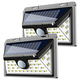 INN® Solar Light 34LED Lampe solaire Tenture solaire Capteur de mouvement Lampe d'urgence Lumière noire Shell Lumière blanche avec t