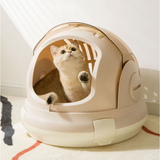 Boîte à air panoramique Portable Respirant Pet Outing Space Capsule Multifonctionnel Litière pour chat Sac pour animaux de co