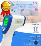 TD® Thermomètre frontal infrarouge numérique sans contact numérique pour bébé, adulte, enfant