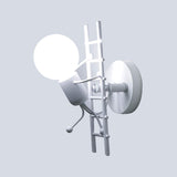 Lot de 2 Appliques Murales Interieur Lampe Murale Moderne Design Cr&eacute;ative Escalade Humano&iuml;de Lampe de Mur Art