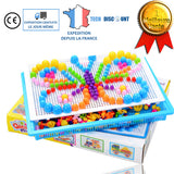 TD® Jouet pour enfant éducatif Puzzle de bricolage couleurs apprentissage grandir amusement ludique assemblage dessins mignons anima