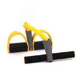 TD® Musculation crampe taille exercice Yoga accessoires auxiliaires assis tirer pédale quatre Tube tirer - Modèle: Blue