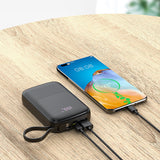 TD® Mini banque d'alimentation avec câble 10000mAh banque d'alimentation portable