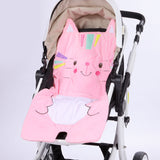 TD® Bébé épaissi poussette coussin dessin animé chaud enfants voiture coton coussin cristal velours non-adhésif coton doux et respir