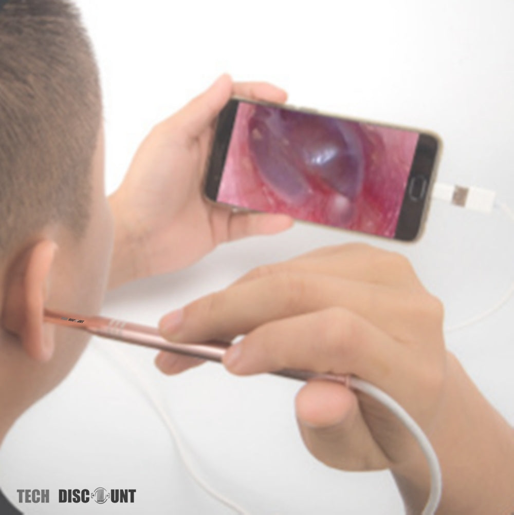 TD® otoscope pro médicale pédiatrique enfant LED USB endoscope camera net étanche décapant bâton d'oreille visuelle outils de nettoy