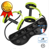 TD® Roues pour Abdos/ Rouleaux muscles abdominaux/ Equipement fitness poitrine Extension Traction de corde/ Craquements abdominaux,