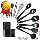 1 Set - 11pcs ustensiles de cuisine en silicone portable outils de cuisson pratiques de fournitures de pour  BROSSE ALIMENTAI