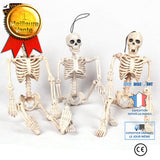 TD® Lot de 3 Squelette Halloween Plastique /Décoration Suspendu Effrayant/ Fête à Thème/ Déco Halloween Accessoires en 40 X 10 cm