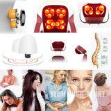 TD® Fauteuil de massage relaxation shiatsu électrique professionnel corps cou taille épaule dos coussin à domicile infrarouge vibrat