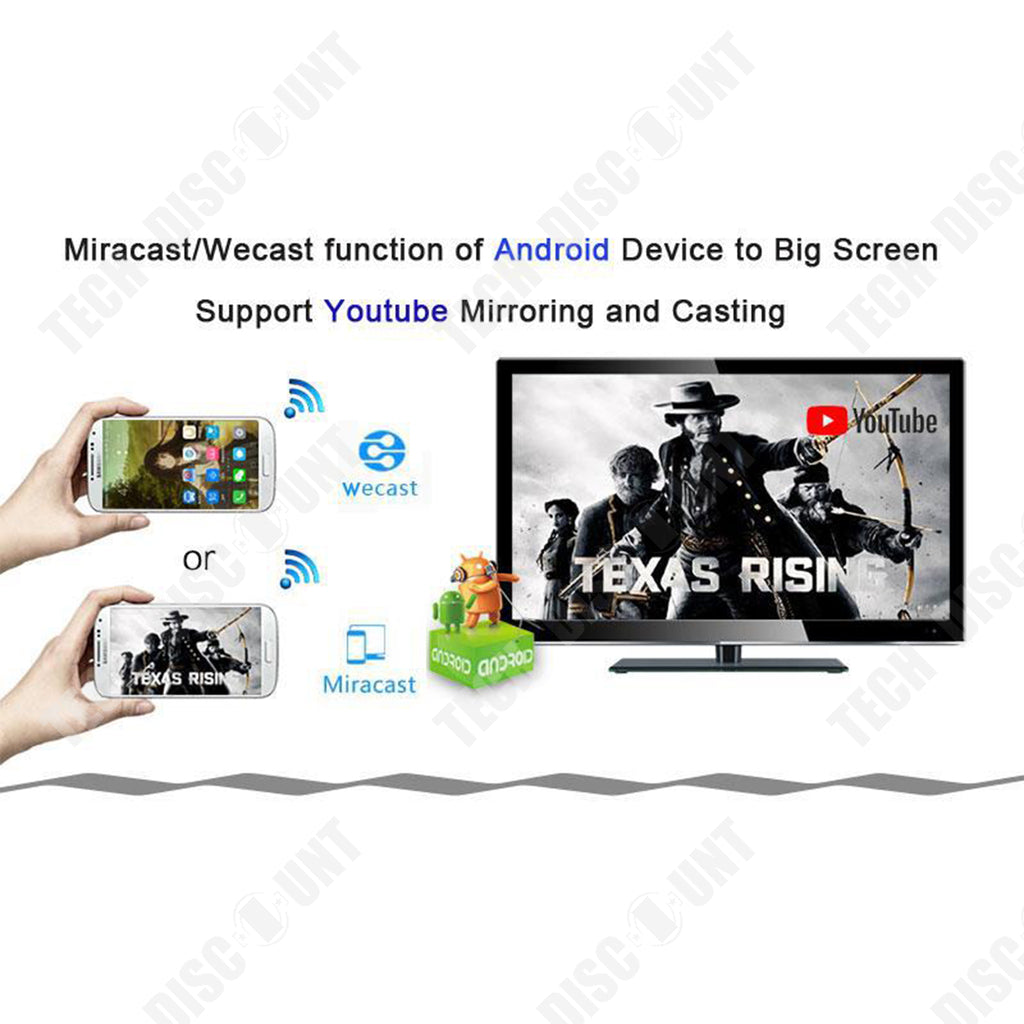 TD® Version améliorée Wecast 4rd Generation HDMI Vidéo numérique HD 1080p - Streamer multimédia pour Netflix...- Chromecast vidéo