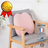 Coussin lombaire coussin en coton rose coussin lombaire de bureau rebond lent oreiller mousse à mémoire chaise dos coussin lo