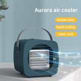 TD® Refroidisseur petit climatiseur ventilateur pulvérisation humidification réfrigération aromathérapie bureau petit ventilateur