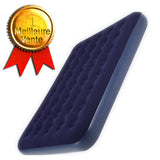 TD®Matelas gonflable Floqué Horizon Double – 2 places - Bleu/ Equipement de randonnée - Matelas gonflable Camping