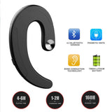 TD® Casque bluetooth binaural un pour deux casque bluetooth noir S9 conduction osseuse sport suspension oreille conduction aérienne