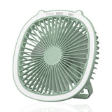 TD® Lampe de table rechargeable ventilateur ventilateur de bureau été éclairage frais lumière de remplissage veilleuse ventilateur m