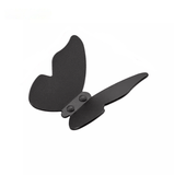 Crochet espace noir crochet en aluminium papillon patère décoration de chambre à coucher crochet simple en trois dimensions p