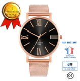 TD® Quartz Montres-bracelets Casual et Business Series Mesh montre de la ceinture cadeaux hommes 3574784448