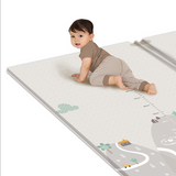 TD® Tapis enfants bébé de sol en mousse [200x180 cm]Tapis de Jeu Ramper Zone pour Enfants Coussin d'escalade Pliable