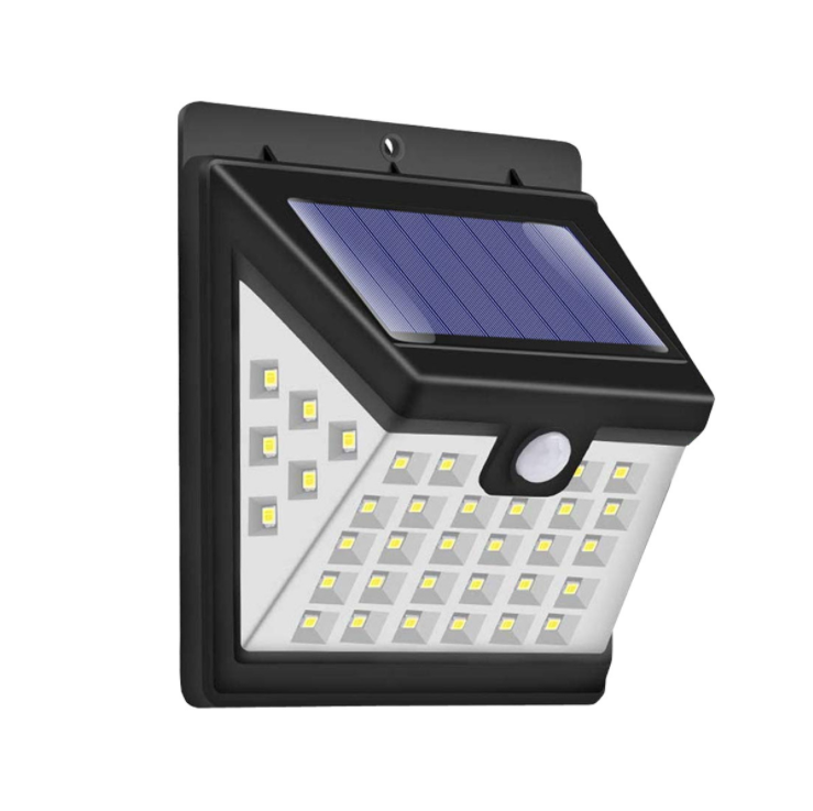 2 Pcs Lampe Solaire Exterieur Detecteur de Mouvement, 100 LED