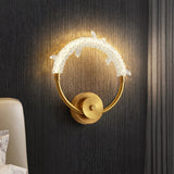 Applique Cristal tout cuivre Lumière style luxe Style nordique Chambre chevet TV fond mur Salle à manger salon