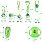 TD® Fournitures pour animaux de compagnieJouets de corde en coton pour chien,ensemble combiné de corde de nettoyage des dents pour c