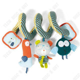 TD® Jouets pour bébé suspendus spirale en peluche jouets d'activité bébé jouets de chevet musique Mobile bébé oiseau jouets en peluc