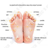 TD® Petit masseur de pied vibrant chaud compresse pédicure machine massage pied pied machine chauffage pied acupoint- Blanc