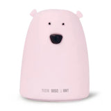 TD® Enfants bébé lampe Chambre de nuit Mignon Ours silicone LED Night Light/ Lumière de Nuit Chevet Chambre d'enfants /Décoration